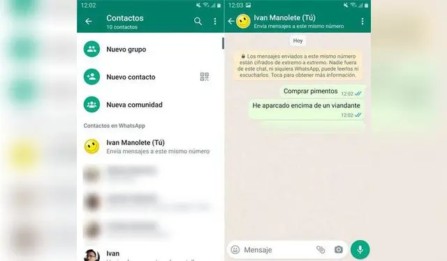  ¿Cómo abrir un chat de bloc de notas en WhatsApp? / Foto: Xataka   