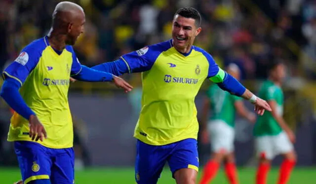 Cristiano Ronaldo debutó con la camiseta de Al Nassr.   
