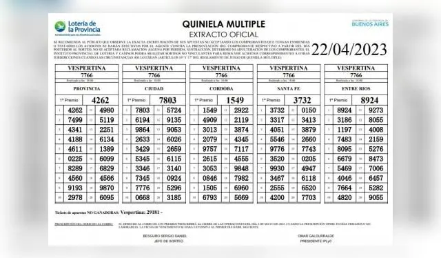quiniela