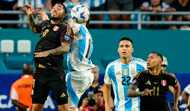 Perú cayó ante Argentina   