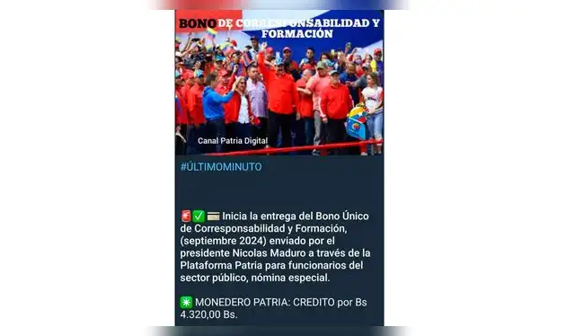 Bono de Corresponsabilidad y Formación