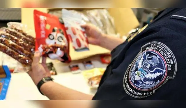 CBP y comidas confiscadas