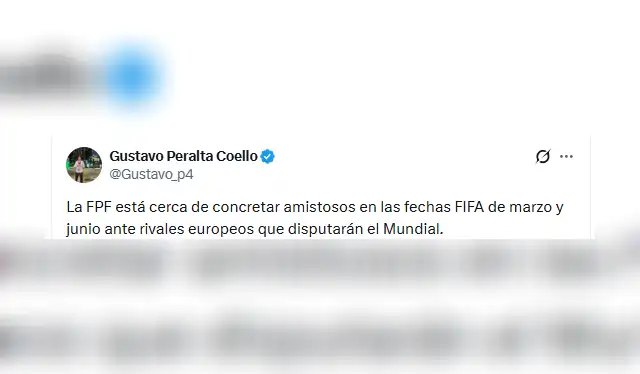 Perú jugaría amistosos con rivales europeos / Fuente: Gustavo Peralta   