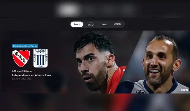  Hernán Barcos en la presentación del Alianza Lima vs Independiente | Disney +   