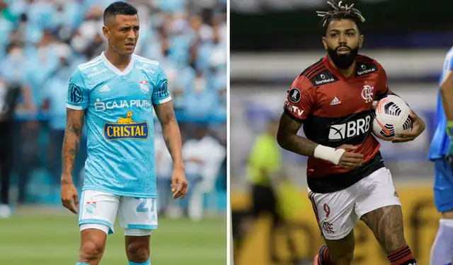 Yoshimar Yotún, figura de Sporting Cristal y Gabigol, figura de Flamengo
