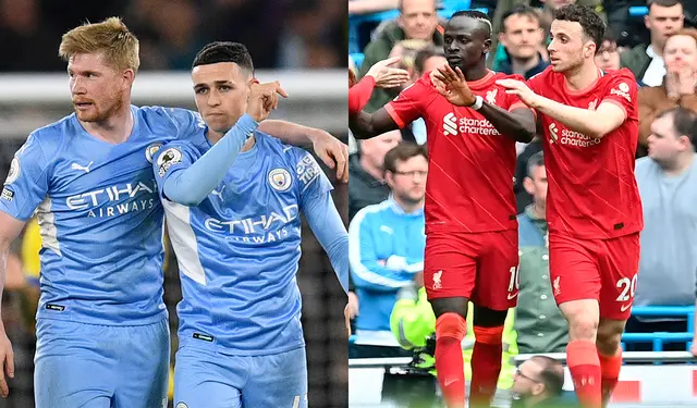 Manchester City y Liverpool, clubes que pelean para alzar la Premier League