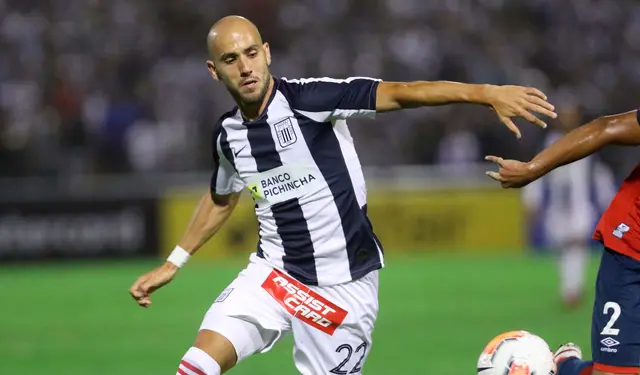 Federico Rodríguez jugó un partido con Alianza Lima en la Copa Libertadores 2020.   