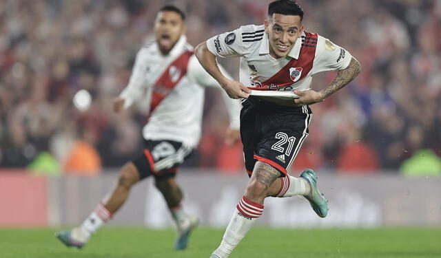 Ezequiel Barco selló la victoria ante Fluminense. Ezequiel Barco selló la victoria ante Fluminense.
