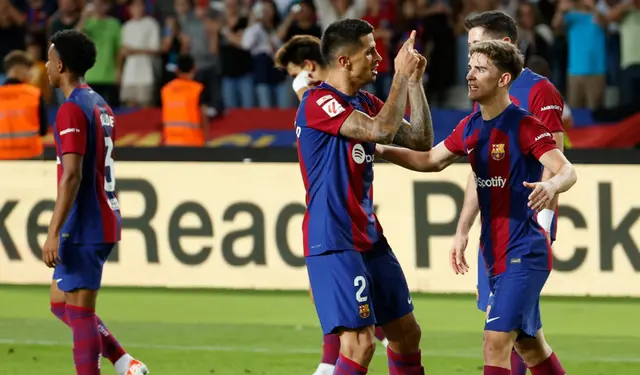 Barcelona ha ganado cinco partidos en LaLiga.    