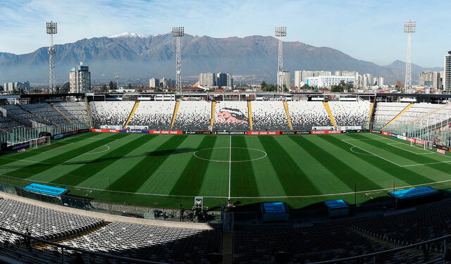 Así luce la cancha de Colo Colo en su 100%