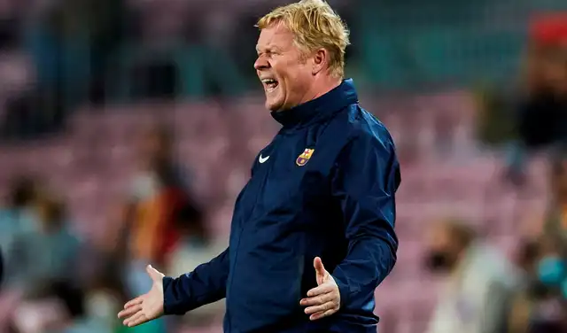 Ronald Koeman furioso