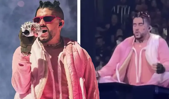 Bad Bunny en su concierto llevado a cabo en el FTX Arena de Miami. Bad Bunny en su concierto llevado a cabo en el FTX Arena de Miami.