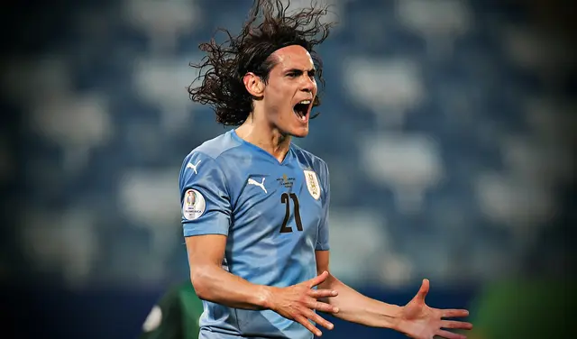 Edinson Cavani, delantero de Uruguay
