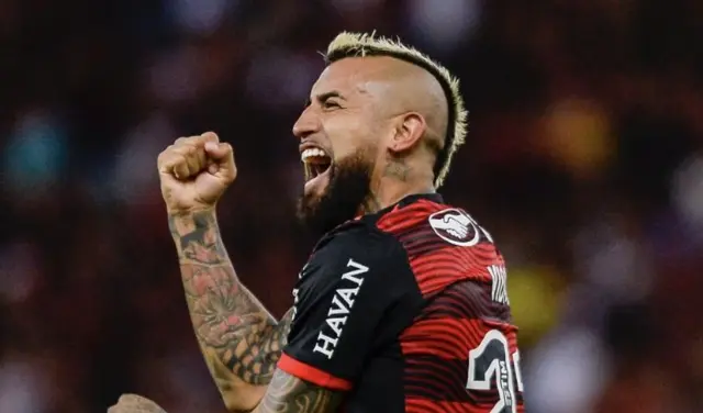 Arturo Vidal es la estrella de Flamengo.    