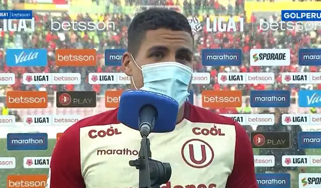 Alexander Succar, delantero de Universitario Alexander Succar, delantero de Universitario