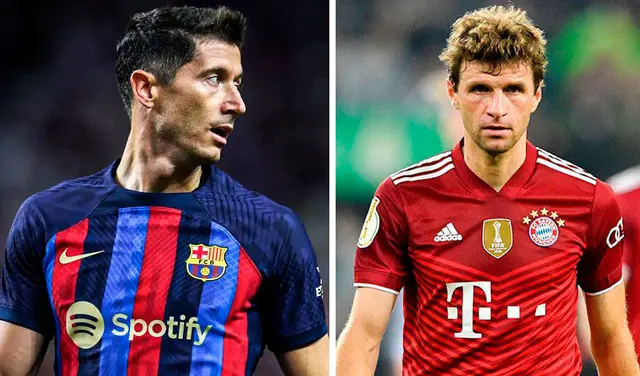 Robert Lewandowski enfrentará a su amigo Thomas Muller