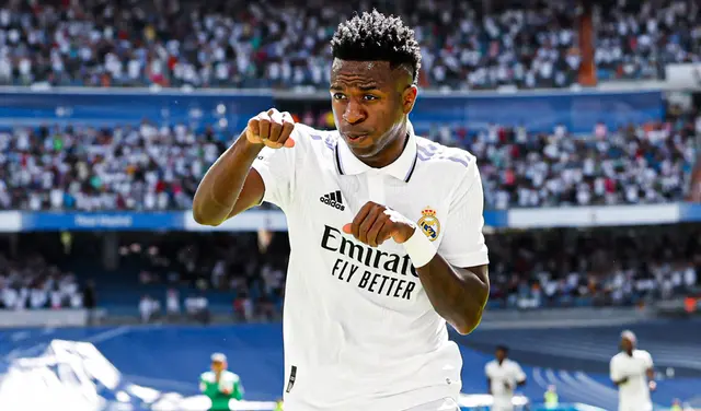 Vinicius Junior tras su gol