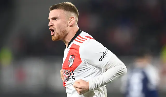 Lucas Beltrán, goleador de River Plate