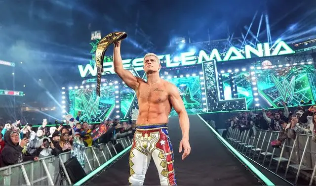 Cody Rhodes campeón de la WWE. Cody Rhodes campeón de la WWE.