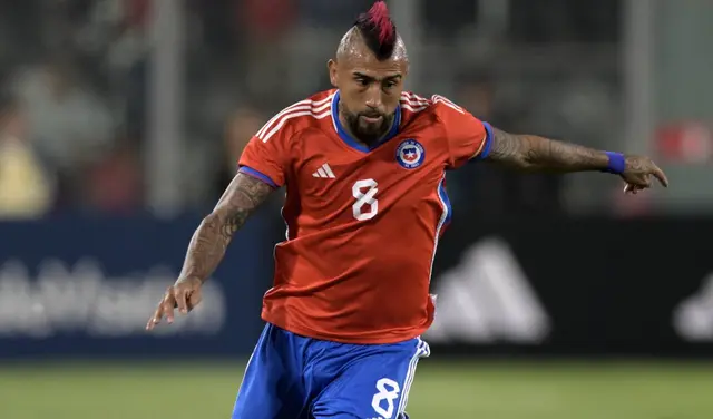  Arturo Vidal, selección chilena.