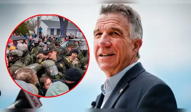 Gobernador de este estado rechaza las tácticas de los agentes de ICE en peligroso operativo.