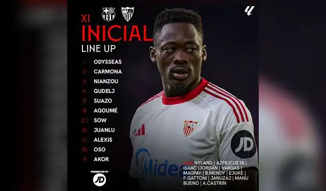 Alineación de Sevilla