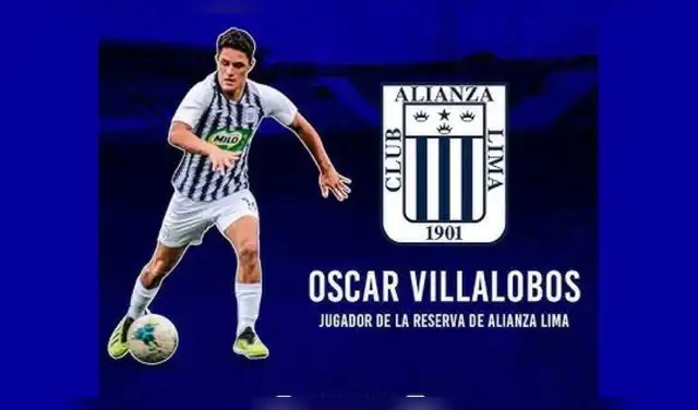 Óscar Villalobos jugó en la divisiones menores de Alianza Lima. Óscar Villalobos jugó en la divisiones menores de Alianza Lima.