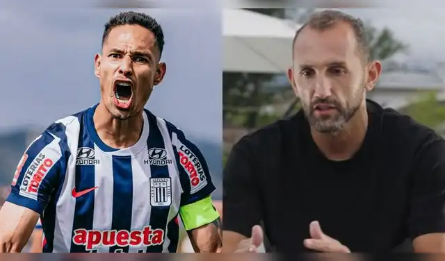 Hernán Barcos se rindió en elogios ante Renzo Garcés, futbolista de Alianza Lima