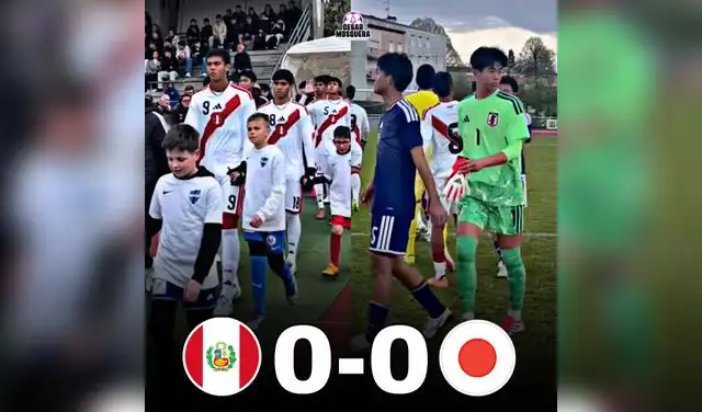 La Sub-16 de Perú empató 0-0 ante Japón por Mundial de Montaigu 2026