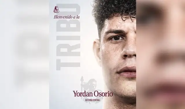 Yordan Osorio fue presentado como nuevo jugador de Deportes Tolima y vencer a Universitario en la Copa Libertadores