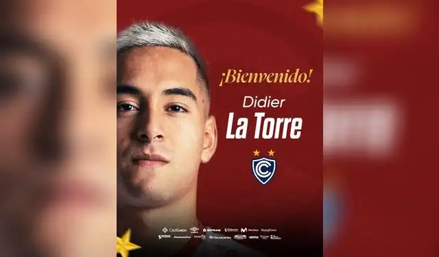 Didier La Torre, ex Alianza Lima, es nuevo futbolista de Cienciano por todo el 2026