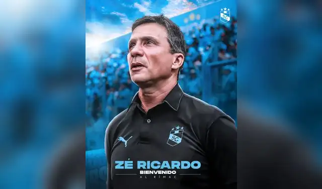 Zé Ricardo, ex Flamengo, fue presentado como nuevo técnico de Sporting Cristal hasta 2027