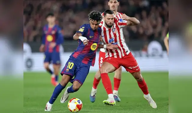 Barcelona y Atlético Madrid se enfrentan por la Champions League  