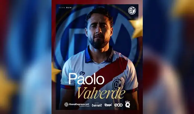 Paolo Valverde, ex Alianza Lima, fue presentado en Deportivo Municipal como su flamante fichaje