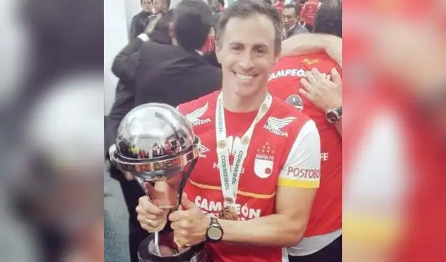 Pablo Peirano fue campeón de la Copa Sudamericana 2015 con Independiente de Santa Fe