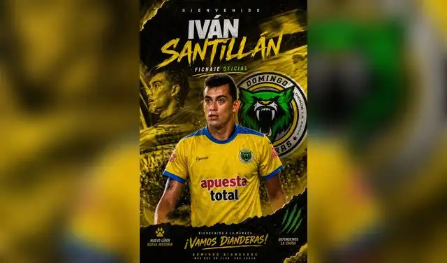 Iván Santillán firmó por Domingo Dianderas