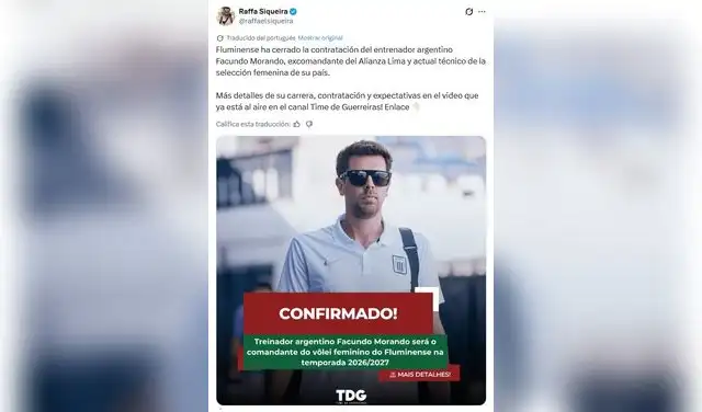 Facundo Morando deja Alianza Lima para irse a Fluminense.  