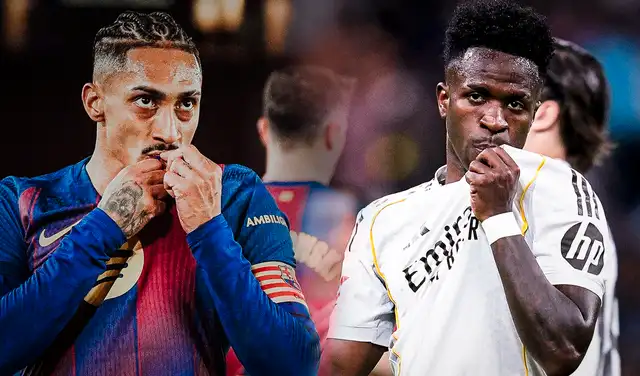 Barcelona le lleva 11 puntos de ventaja a Real Madrid en LaLiga. Foto: composición LR/AFP