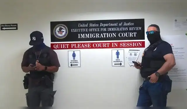 corte de inmigración ICE