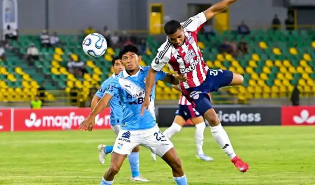 Sporting Cristal perdió 3-2 en su visita a Junior. Foto: Libertadores