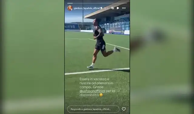 Gianluca Lapadula intensifica su preparación física mientras espera su llegada a Universitario. Gianluca Lapadula intensifica su preparación física mientras espera su llegada a Universitario.