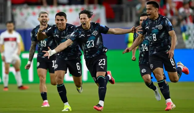 Matías Galarza le dio la victoria a Paraguay sobre Turquía. Foto: FIFA Matías Galarza le dio la victoria a Paraguay sobre Turquía. Foto: FIFA