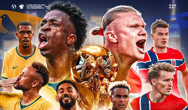 Brasil y Noruega vuelven a enfrentarse en un Mundial después de 28 años. Foto: Twitter/Caze TV Brasil y Noruega vuelven a enfrentarse en un Mundial después de 28 años. Foto: Twitter/Caze TV