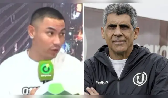 Jean Deza arremetió contra Álvaro Barco por situación que vive Universitario. Foto: composición Líbero/Erick y Gonzalo Jean Deza arremetió contra Álvaro Barco por situación que vive Universitario. Foto: composición Líbero/Erick y Gonzalo