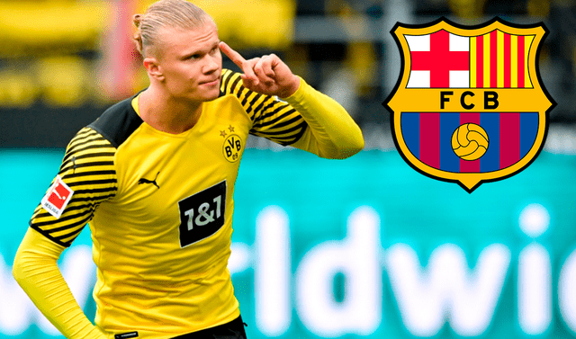 Erling Haaland se aproxima a Barcelona