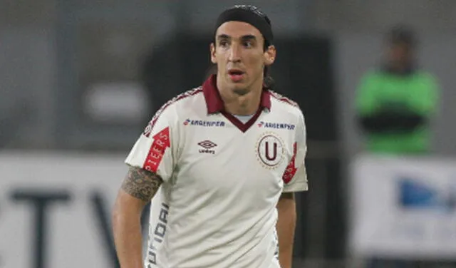 Germán Alemanno con Universitario.   