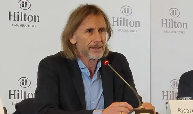 Ricardo Gareca en su conferencia de prensa
