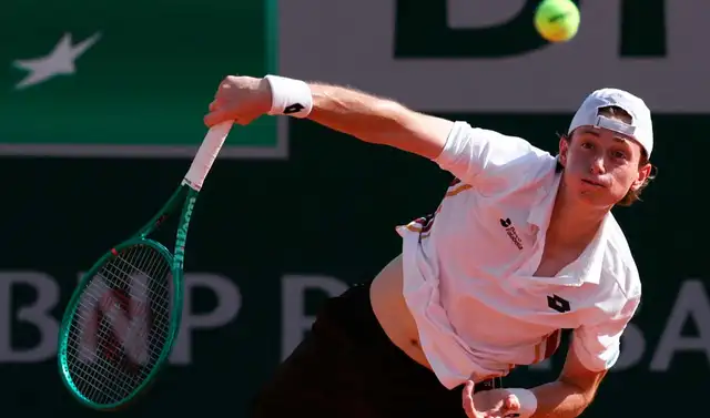 Ignacio Buse debutó en su primer Roland Garros. Ignacio Buse debutó en su primer Roland Garros.