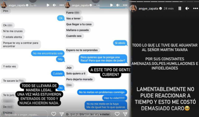 Angye Zapata y Martín Távara
