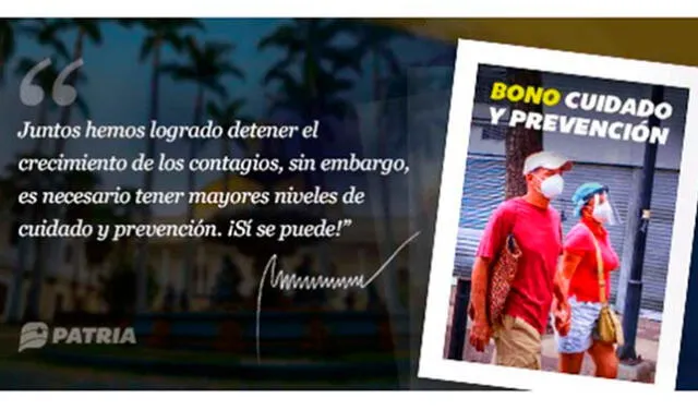 Bono Cuidado y Prevención Bono Cuidado y Prevención